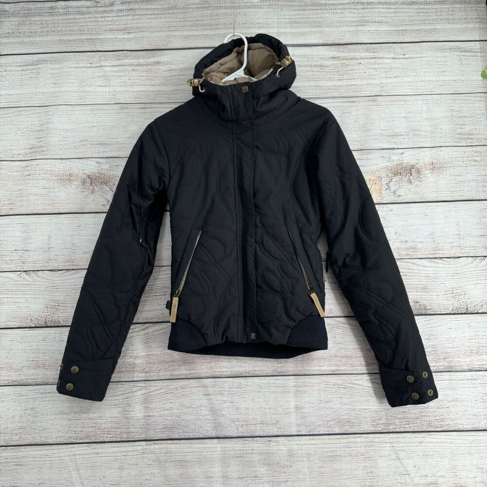 Ride Snowboards Cell 5 Series Quilted Jacket‎ Women's Size XS Black